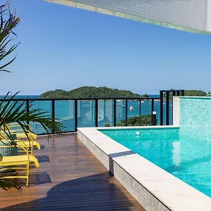 Aion 302 - Lindo Com Vista O Mar, A 60m Da De Bombinhas, Com Piscina E Academia No Rooftop. Apartamento